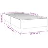 vidaXL Bed Frame without Mattress Light Grey 100x203 cm Fabric
