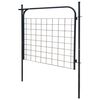 vidaXL Garden Fence Gate 100x100 cm Anthracite