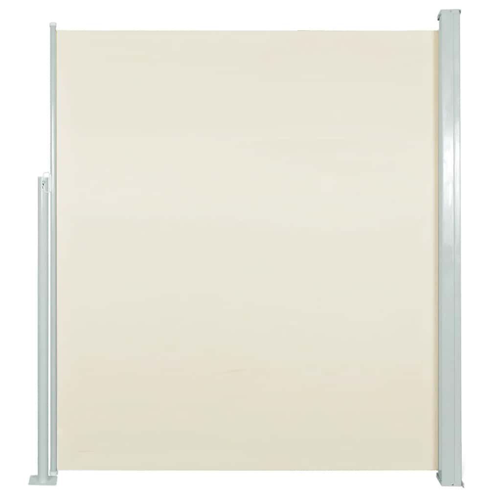 vidaXL Retractable Side Awning 160 x 500 cm Cream