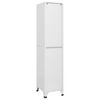 vidaXL Locker Cabinet with 4 Compartments 38x45x180 cm