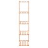 vidaXL 5-Tier Storage Racks 10 pcs 80x38x170 cm Solid Pinewood 250 kg