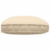 vidaXL Cushion Beige 120 x 80 x 12 cm Oxford Fabric