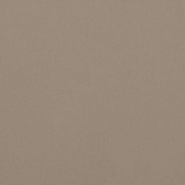 vidaXL Garden Bench Cushion Taupe 110x50x7 cm Oxford Fabric