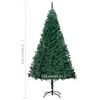 vidaXL Artificial Pre-lit Christmas Tree with Ball Set Green 240 cm