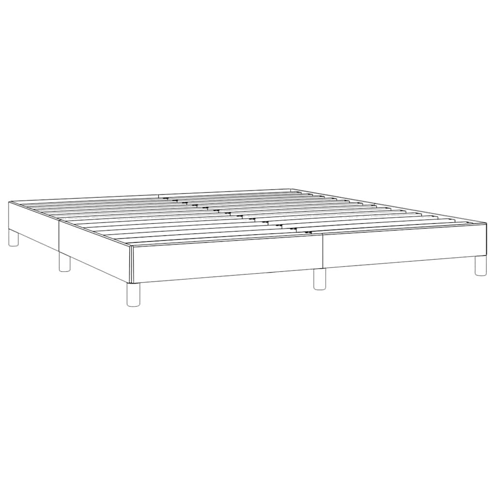 vidaXL Bed Frame without Mattress Light Grey California King Velvet