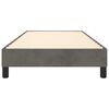 vidaXL Box Spring Bed Frame Dark Grey Twin Velvet (US Only)