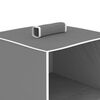 vidaXL Hanging Closet Organisers 2 pcs with 4 Shelves Fabric