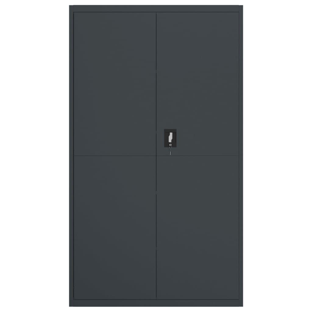 vidaXL File Cabinet Anthracite 105x40x180 cm Steel