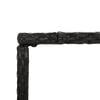 vidaXL Bar Table with Glass Top Black 70x70x110 cm Poly Rattan