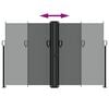 vidaXL Retractable Side Awning Anthracite 160x1200 cm