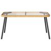 vidaXL Coffee Table Brown and Black 90 x 45 x 43 cm