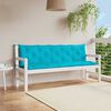 vidaXL Garden Bench Cushions 2 pcs Turquoise Oxford Fabric
