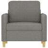 vidaXL Sofa Chair Dark Grey 60 cm Fabric