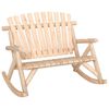 vidaXL 5 Piece Garden Lounge Set Solid Wood Spruce