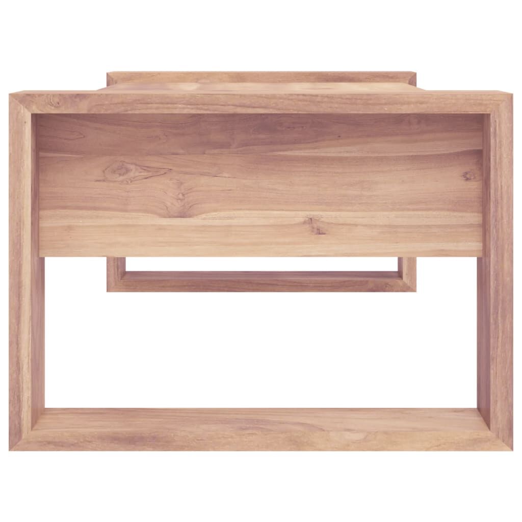 vidaXL Coffee Table 110x60x40 cm Solid Teak Wood
