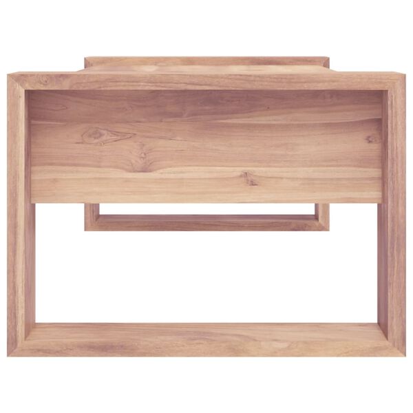 vidaXL Coffee Table 110x60x40 cm Solid Teak Wood