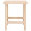 vidaXL Garden Adirondack Chair with Ottoman and Table Solid Fir Wood