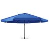 vidaXL Garden Parasol with Aluminium Pole 500 cm Azure Blue