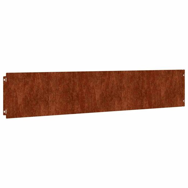 vidaXL Lawn Edgings 10 pcs 20x103 cm Flexible Corten steel