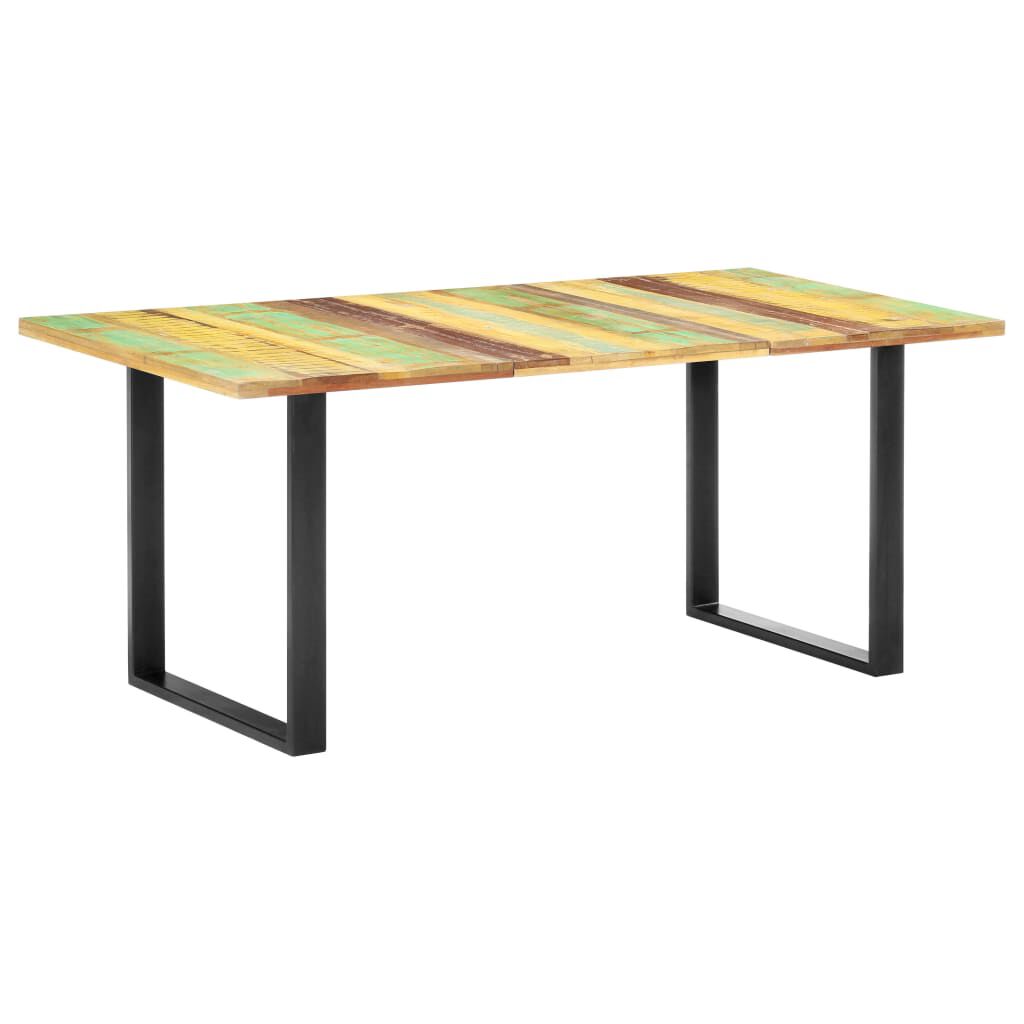 vidaXL Dining Table 180x90x76 cm Solid Reclaimed Wood