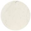 vidaXL Coffee Table White 60x60x35 cm Real Stone with Marble Texture