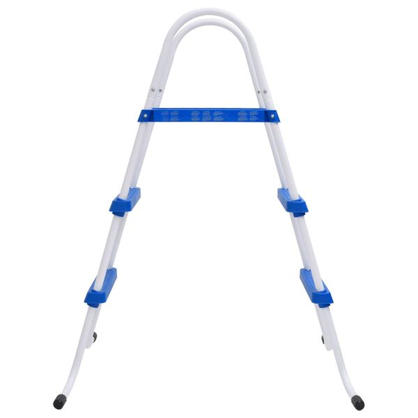 Steel Frame Pool Ladder Non-Slip Steps 84 cm