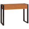vidaXL Desk with 2 Drawers 100x40x75 cm Teak Wood