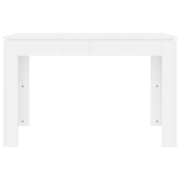 vidaXL Dining Table White 120x60x76 cm Engineered Wood