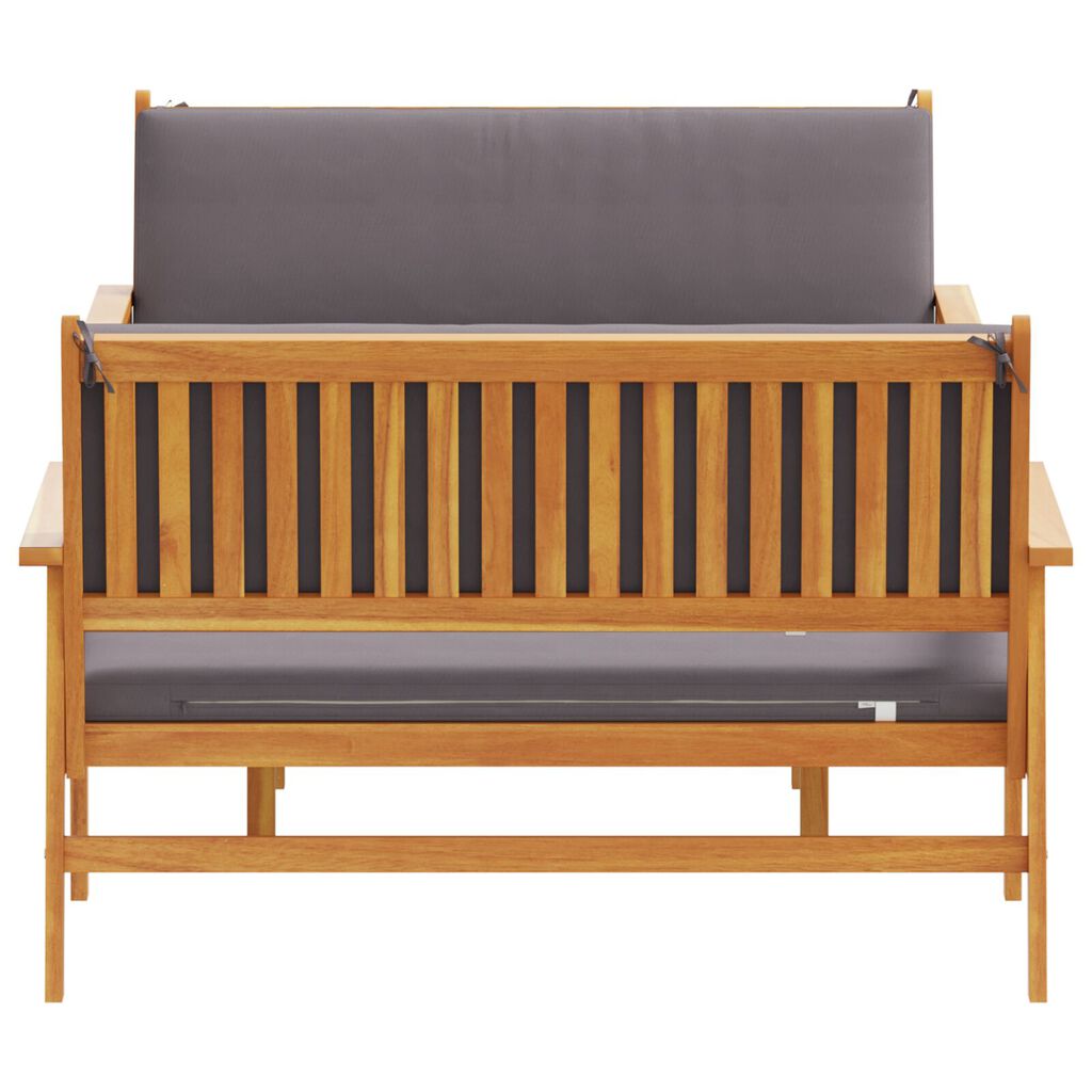 vidaXL 3 Piece Garden Sofa Set with Cushions Solid Wood Acacia