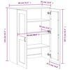 vidaXL Top for Highboard VIKEN Anthracite Grey Engineered Wood
