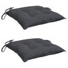 vidaXL Chair Cushions 2 pcs Anthracite 50x50x7 cm Oxford Fabric