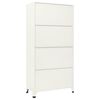 vidaXL Locker Cabinet Grey and Blue 90x40x180 cm Steel