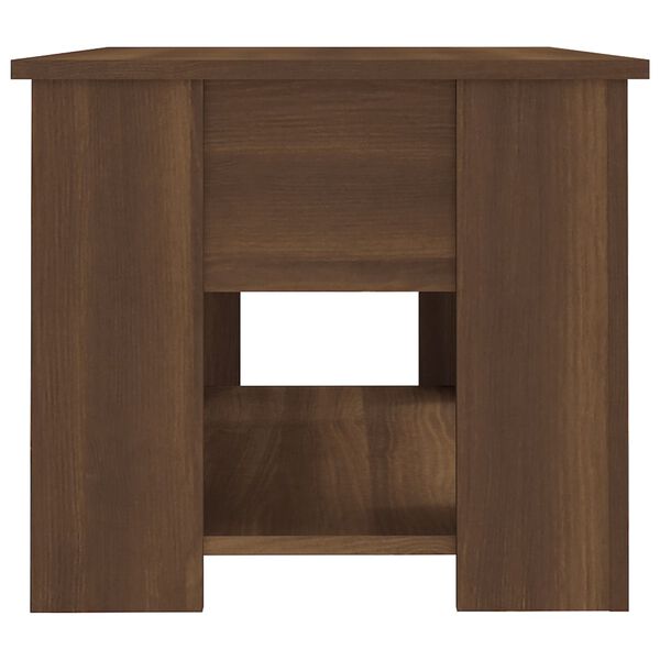 vidaXL Coffee Table Brown Oak 79x49x41 cm Engineered Wood