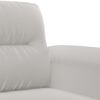 vidaXL 2-Seater Sofa Light Grey 120 cm Microfibre Fabric