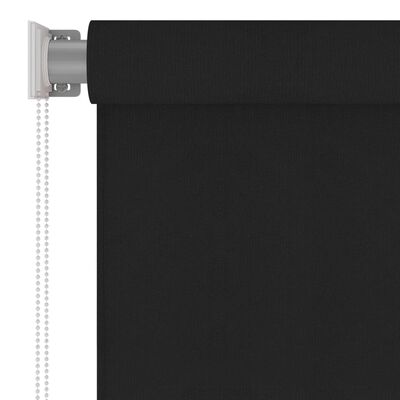 vidaXL Outdoor Roller Blind 60x230 cm Black HDPE