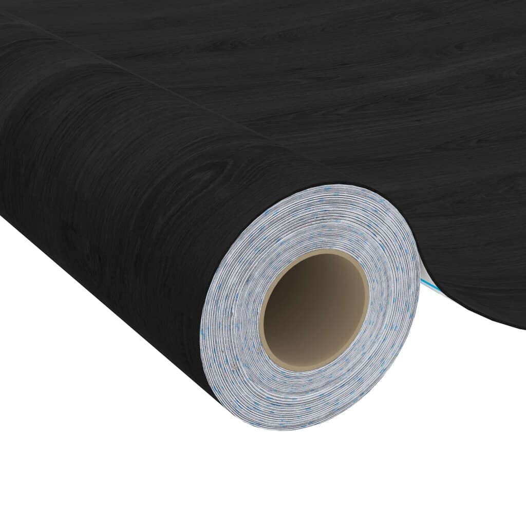 vidaXL Self-adhesive Furniture Film Dark Wood 500x90 cm PVC