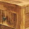 vidaXL Nightstand with 1 Drawer Solid Mango Wood