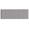 vidaXL Sun Lounger Cushion Grey 180x60x4 cm Oxford Fabric