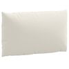 vidaXL Pallet Cushions 2 pcs Melange Cream Fabric