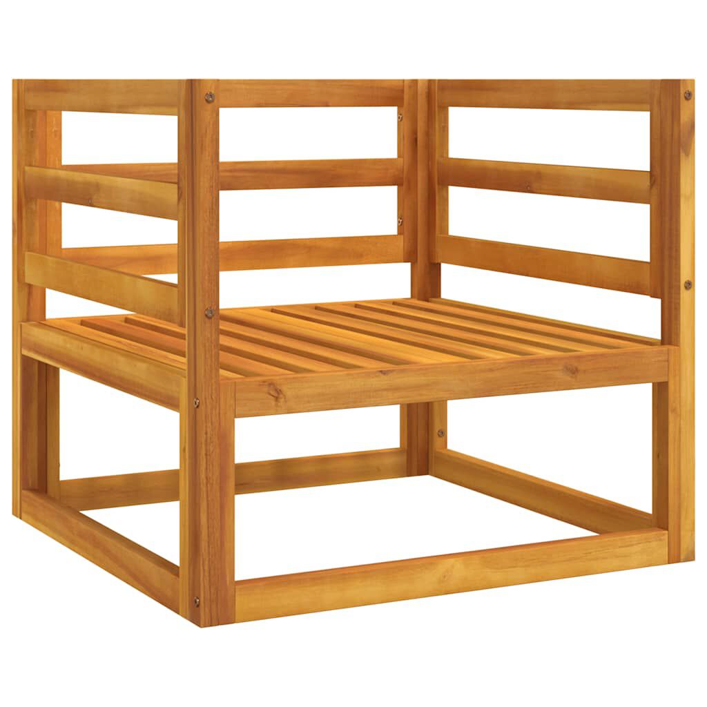 vidaXL Garden Chair with Taupe Cushions Solid Wood Acacia