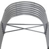 vidaXL Garden Raised Bed Galvanised Steel 152x80x36 cm Anthracite