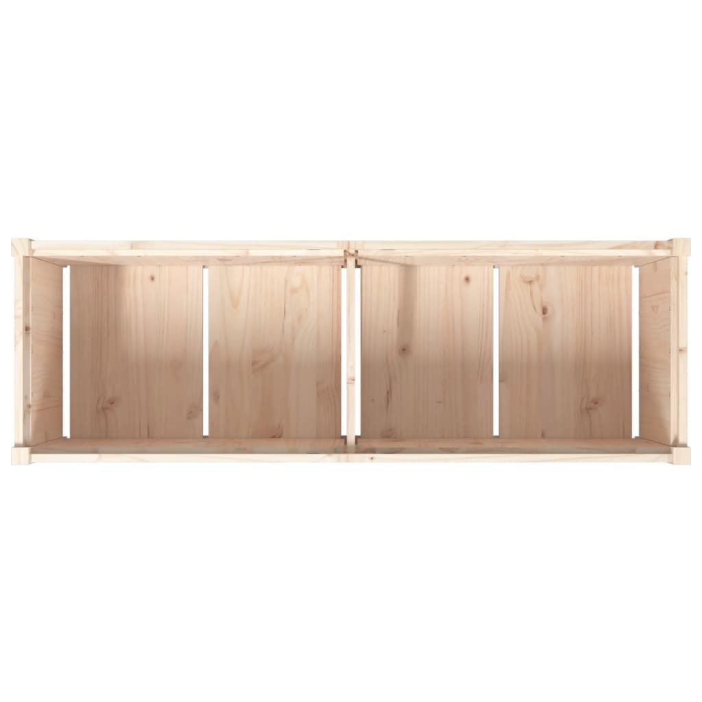 vidaXL Garden Planter 150x50x50 cm Solid Wood Pine