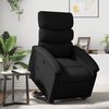 vidaXL Stand up Recliner Chair Black Faux Leather