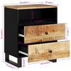 vidaXL Bedside Cabinet 50x33x62 cm Solid Wood Mango&Engineered Wood