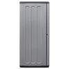 vidaXL Garden Storage Cabinet Grey and Black 68x37x84 cm PP
