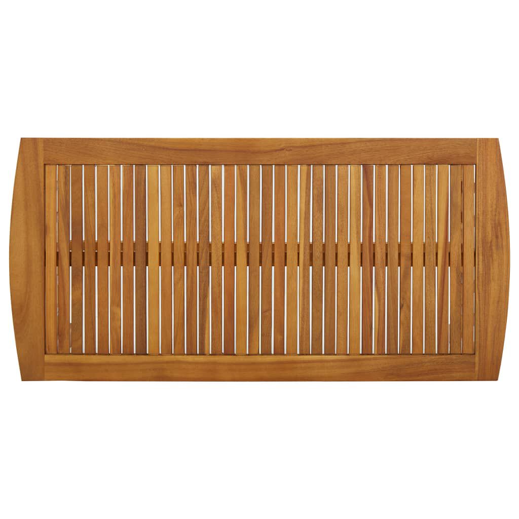 vidaXL Coffee Table 102x50x43 cm Solid Acacia Wood
