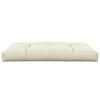 vidaXL Pallet Cushion Cream 120x80x12 cm Fabric
