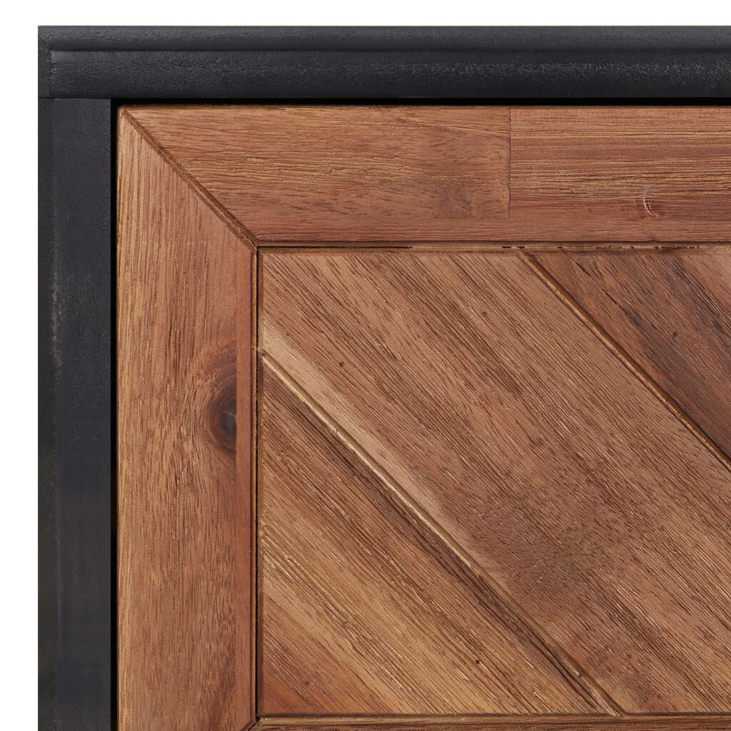 vidaXL Coffee Table 90x50x40 cm Solid Acacia Wood and MDF