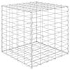 vidaXL Cube Gabion Raised Bed Steel Wire 50x50x50 cm