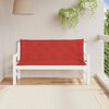 vidaXL Garden Bench Cushion Red 150x(50+50)x7cm Oxford Fabric